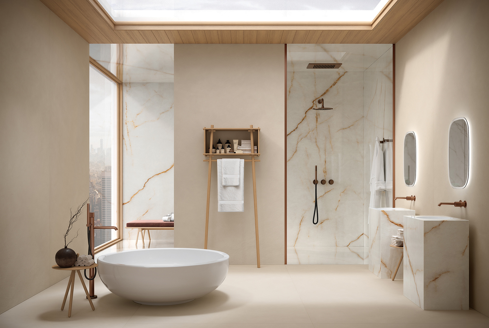 Luxusné moderné kúpeľne